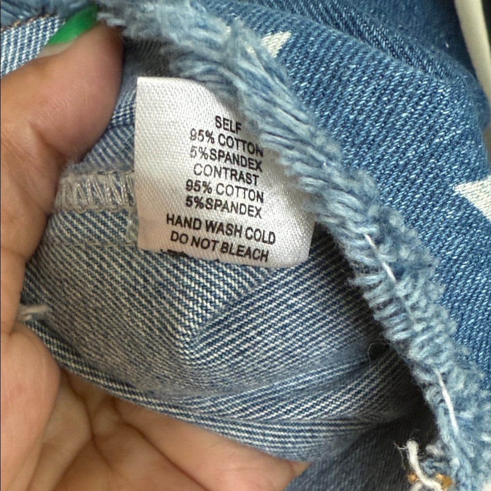 White Birch Starry Denim Jacket - Picture 6 of 7